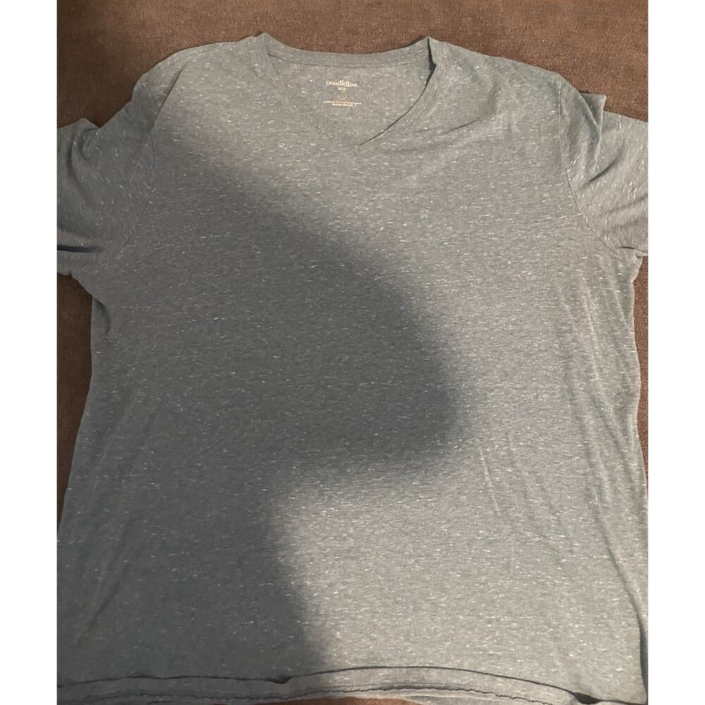 Goodfellow Men's Short Sleeve V-Neck T-Shirt XL